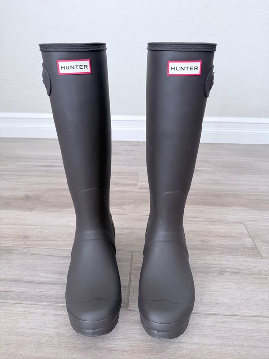 Hunter Shoes - Hunter Brown Tall Rubber Rain Boots